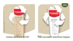 First-ever recyclable tube from Colgate
