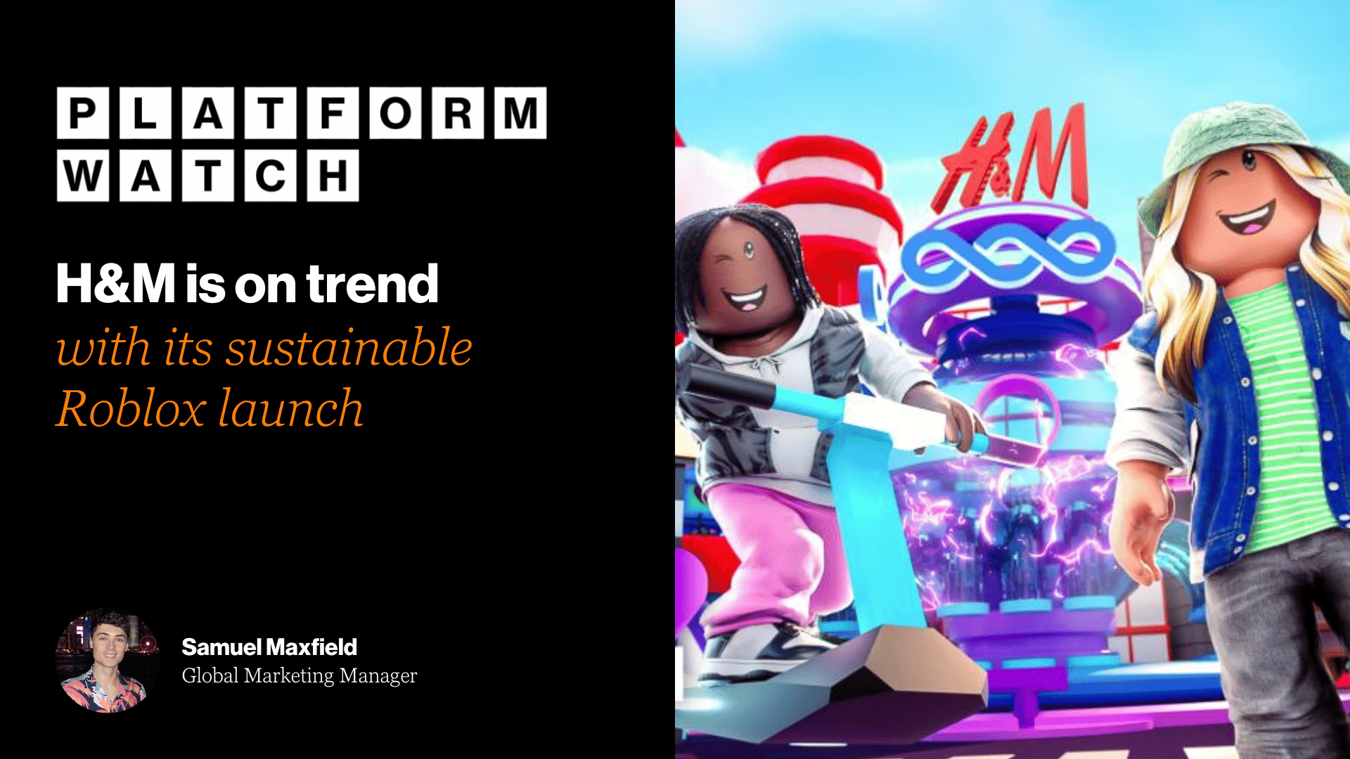H&M Debuts Sustainability-Focused Experience on Roblox - Retail