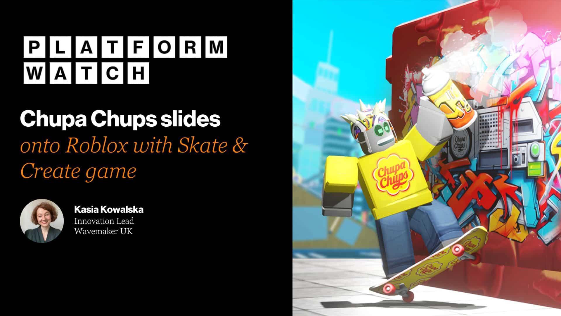 Chupa Chups debuts on Roblox with Skate & Create game - Mobile